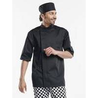 Chaud Devant Chef Jacket Bacio Black Short Sleeves