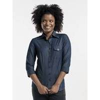 Chaud Devant Overhemd / Blouse Women Blue Denim Stretch (A066521)